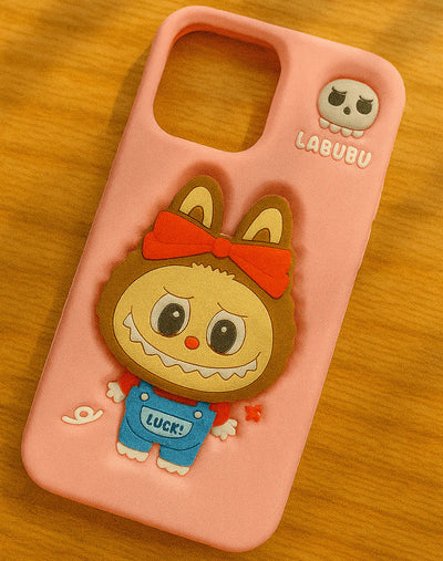 Labubu - 3D Cartoon Silicone iPhone Case