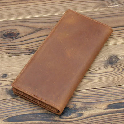 Pure First Layer Cowhide Retro Wallet